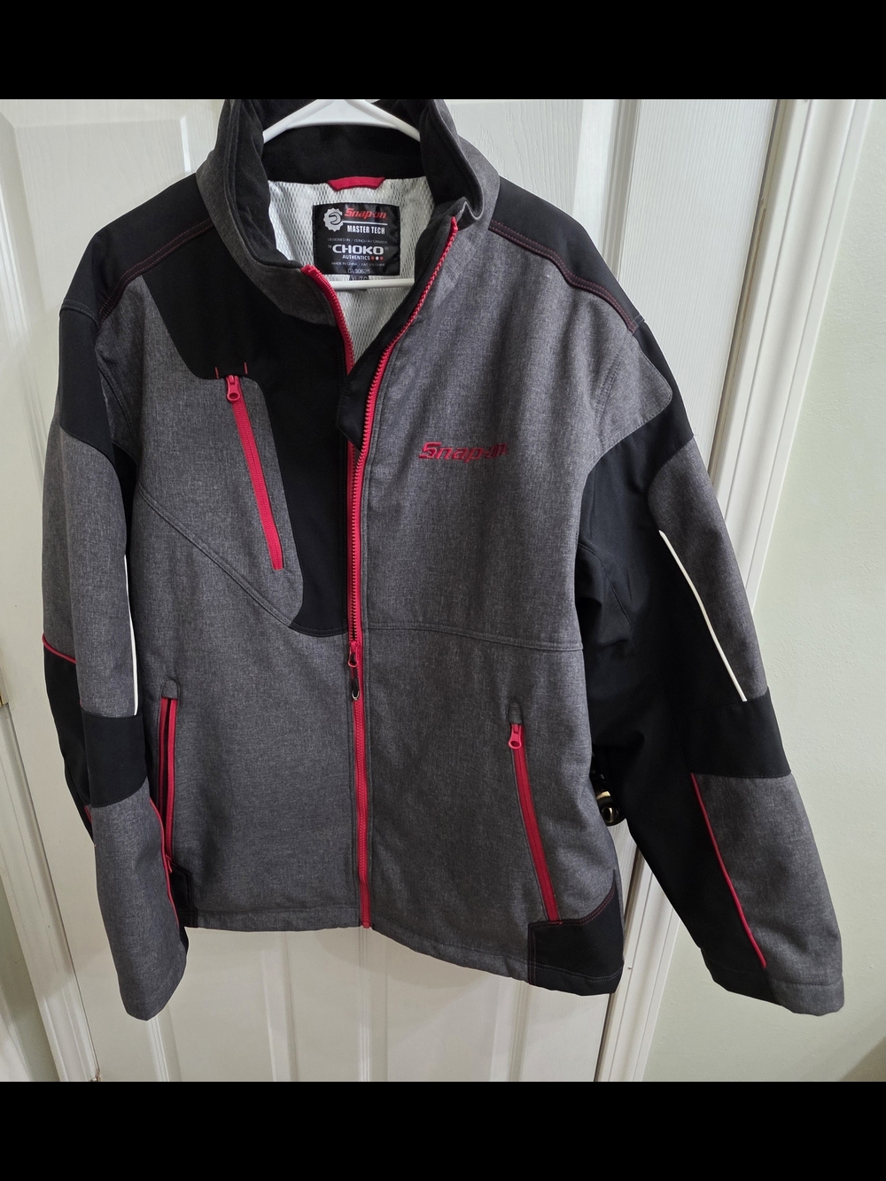 Snap-on Master Tech Softshell Jacket in Gray, Black & Pink